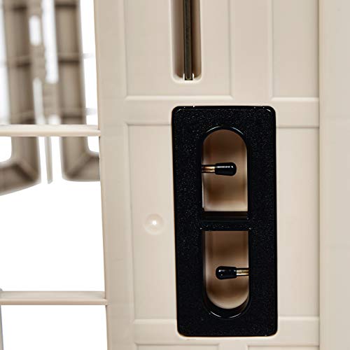 AmazonBasics 8Panel Plastic Pet Pen Cage Playpen Pricepulse