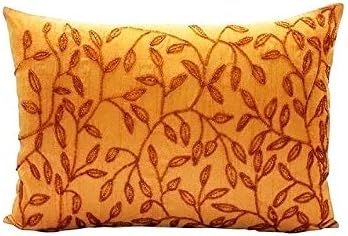 Amazon Com The Homecentric Designer Orange Lumbar Pillow Cover