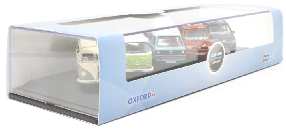 Oxford Diecast 1:76 5 Piece VW Camper Set T1/T2/T3/T4/T5/ Collectable model 76SET67