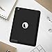 Hocase for iPad 2/3/4 Case, Rugged Slim Shockproof Soft Silicone Rubber+Hard Plastic Hybrid Dual Layer Protective Case for iPad 2nd/3rd/4th Generation (9.7-inch Display) - Black