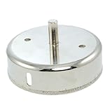 uxcell 100mm Diamond Tipped Metal Drill Bit Hole Saw Silver Tone for Glass