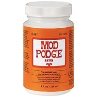 Mod Podge CS11272 Waterbase Sealer, Glue and Finish, Satin, 8 Ounce