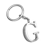 Z528_B New Arrival Adorable Alphabet Initial Letter G Keychain Key Ring