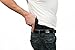 Graystone Concealed Carry Men's Holster Compression Shorts - Concealment Spandex Shorts with Two Pockets CCW Clothing (Black, Large)