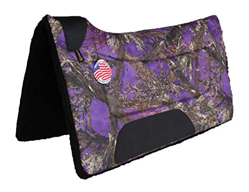 TripleE USA Horse Tack Camo Western Contoured Saddle Pad Square 30″x 30″ 104-5703A