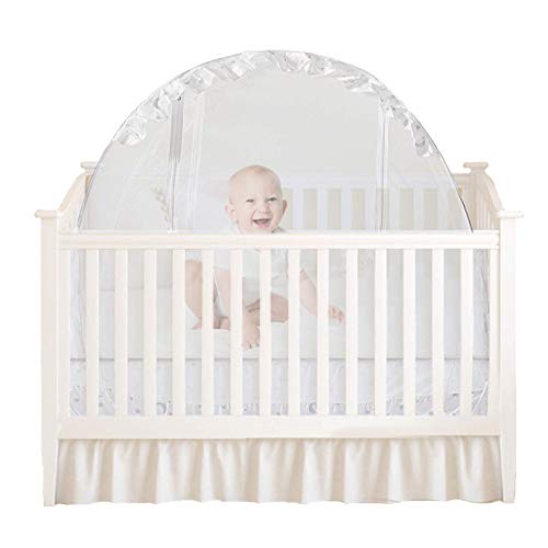 Houseables Baby Crib Safety Net, Mosquito Babies Bed Netting Tent