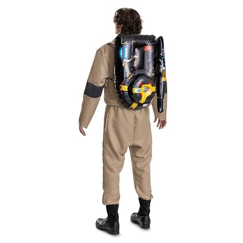 Disguise Adult Ghostbusters Adult Costume, Offiical Ghostbusters Frozen Empire Halloween Costume Jumpsuit