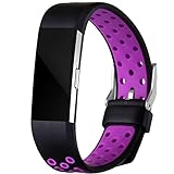 For Fitbit Charge 2 Bands, Maledan Replacement Accessory Sport Bands With Air Holes for Fitbit Charge 2 HR, Small
