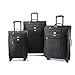 American Tourister AT Pop 3-Piece Softside Spinner Wheel Luggage Set, Black, (21/25/29)