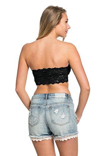 Wishlist-Womens-Floral-Lace-Bandeau-Bra-Top-Bralette