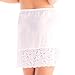 Ilusion 2069 - Women's Daily Comfort Lace Trim Half Slip Skirt - White, Medium 18