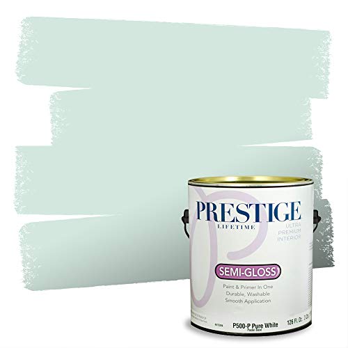 PRESTIGE Paints P500-P-843BM Interior Paint and Primer In One Semi-Gloss Compar…