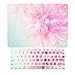 TOP CASE – 2 in 1 Bundle Deal Floral Pattern Rubberized Hard Case + Keyboard Cover Compatible with Apple MacBook Air 11