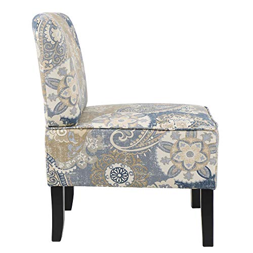 THKSBOUGHT Accent Chair Armless Living Room Bedroom Cloth Art Single Person Recreational Chair - Thumbnail 4
