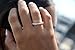 espere CZ Paved Stackable Eternity Ring Diamond Wedding Band in Rose Gold Size 7