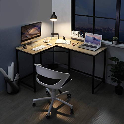 Aingoo L Shaped Corner Desk Office Desk for Home Work Desk Large