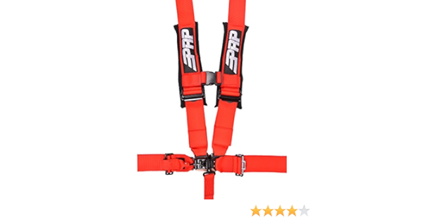 red 5 point harness