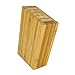 Shun Bamboo Steak Knife Block, 6 Slot Sidecar Steak Knife Holder, Made from Genuine Bamboo, Kitchen Storage for Professional and Home Chefs