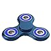 The Anti-Anxiety 360 Spinner Helps Focusing Fidget Toy [3D Figit] Tri-Spinner EDC Focus Toy for Kids & Adults - Best Stress Reducer Relieves ADHD Anxiety Boredom Metal Bearing (Blue)