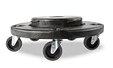 Rubbermaid Commercial FG264043BLA BRUTE Quiet Dolly for Brute Utility Containers