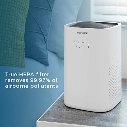 Bionaire True HEPA 360° Air Purifier for Medium Rooms, Air Filter for