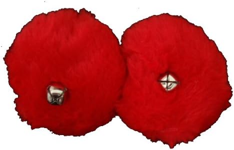 RC Sports Roller Skate Pom Poms - Red
