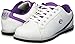 BSI Women's 460 Classic Bowling Shoe - Lightweight Shoes with Cushioned Support for Women, Purple & White, Size 7.5