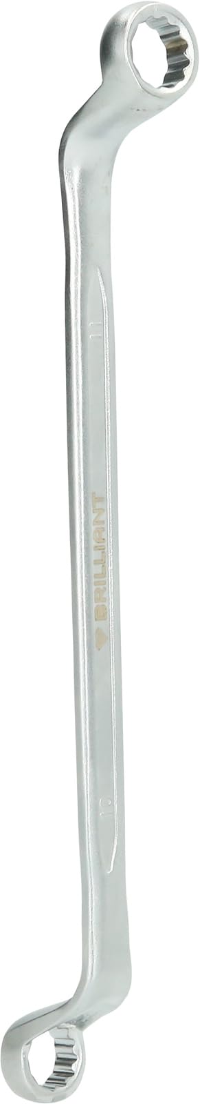 BRILLIANT TOOLS BT012902 Double Ring Spanner Offset 10 x 11 mm [Powered by KS Tools] — image 1