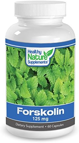 Standardized Forskolin - 125 mg (20%) - 60 Veggie Capsules - Pure Coleus Forskohlii Root Extract - Supports Fat Metabolism, Weight Management, and Hormone Optimization