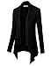 BIADANI Women Classic Flowy Open Lightweight Jersey Cardigan