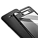 Galaxy S8/S8 Plus Case, Thin Soft TPU Crystal Clear Slim Anti Slip Case Transparent Back Protector Cover for Samsung Galaxy S8/S8 Plus (Black, S8 Case)