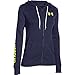 Under Armour Favorite Fleece Full Zip Hoody - Women's Blue Knight / Flash Light / Flash Light Medium