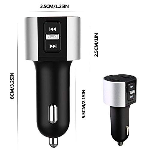 Car Bluetooth FM Transmitter,Bluetooth Hands Free Car Kit,Wireless in