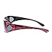 SA106 Womens Glare Blocking Polarized Lens 60mm Fit Over Oval Sunglasses Red