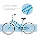 Murtisol Cruiser Bike 26” Beach Bike Cruiser Bicycle City Bike Women’s Bike Road Bike w/Single Speed,Steel Frame,Adjustable Seat,Pedal-Backwards Brake, Bluethumb 3