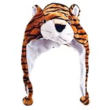Critter Cap Plush Tiger Hat