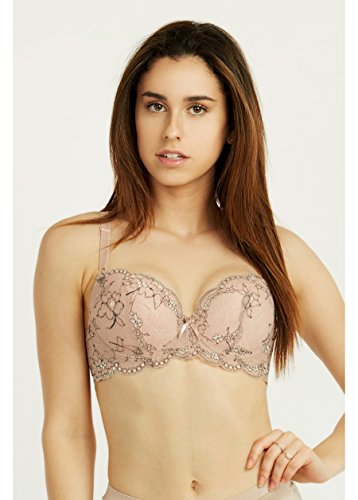 Mamia White Apparel Women's Laced & Lace Trimmed Bras (Packs of 6) - Various Styles