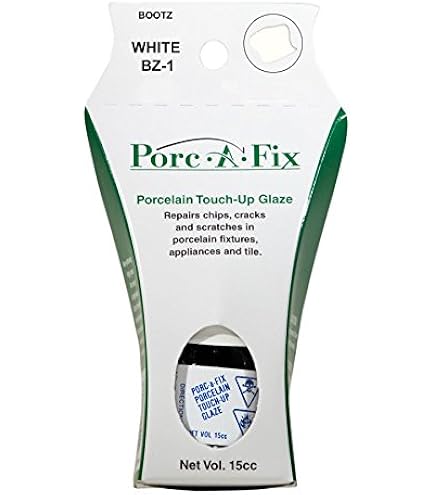 Porc-A-Fix Porcelain White Touch-Up Glaze 15 cc - Total Qty: 1