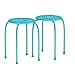dar Living Daisy Metal Stool, Capri Breeze (2-Pack)
