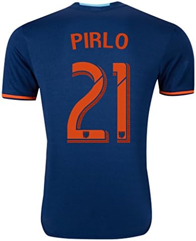 Dark Blue #21 PIRLO Away Soccer Jersey Men's 2016 (XL)