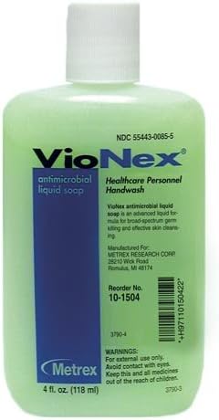 Soap Liquid, Vionex, 4 oz, Bottle &amp; Flip Top