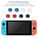 Dockable Case Compatible with Nintendo Switch, FYOUNG Protective Accessories Cover Case Compatible with Nintendo Switch and Nintendo Switch Joy-Con with Thumbstick Caps – Bluethumb 4