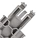KONDUONE Ultra Durable 4-Pack of WP8268743 8268743 Upper Rack Wheel Replacement for KitchenAid Whirlpool Dishwasher -Replaces AP6012252, PS11745459, 830899, WP8268743VP Dishwasher Upper Rack Roller