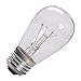 Pack of 18 Commercial Grade 11-Watt S14 Replacement Incandescent Light Bulbs with E26 Medium Base, for Indoor and Outdoor Use - Especially for Heavy Duty String Lights