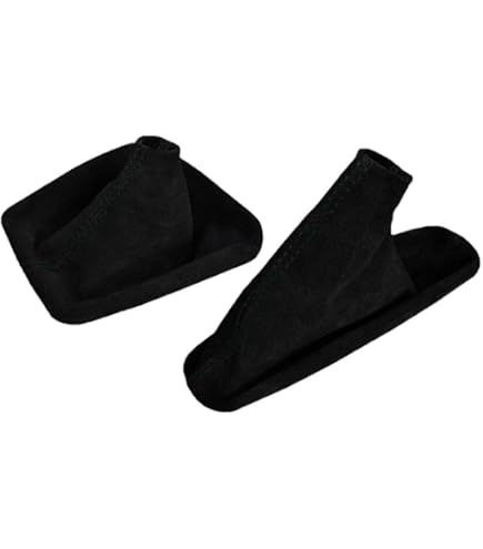 Genuine Leather Shift Boot & Handbrake Cover Set For BMW 3 Series E36 1990-1999 (Manual Transmission, Black/Blue Stitch) - View #7