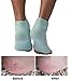 AYAOQIANG Gel Heel Socks Open Toe Socks for Dry Hard Cracked Skin Moisturizing Day Night Care Skin,Gel to Heal Dry Cracked Heels -2 Pair(Pink and Green)