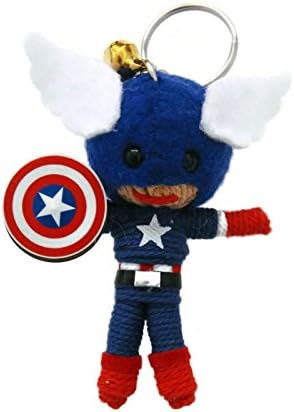 Captain America The Winter Soldier Voodoo String Doll Keychain Keyring