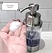 Foaming Soap Dispenser (Brushed Nickel), Rust Resistant, Stainless Steel Foam Pump, Hand Soap Pump