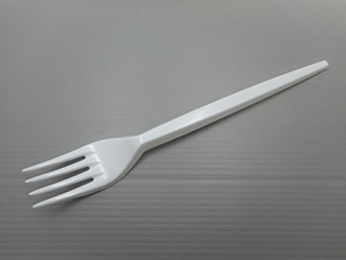 Pramp White Plastic Cutlery Dining Disposable, 20 Pcs - Forks