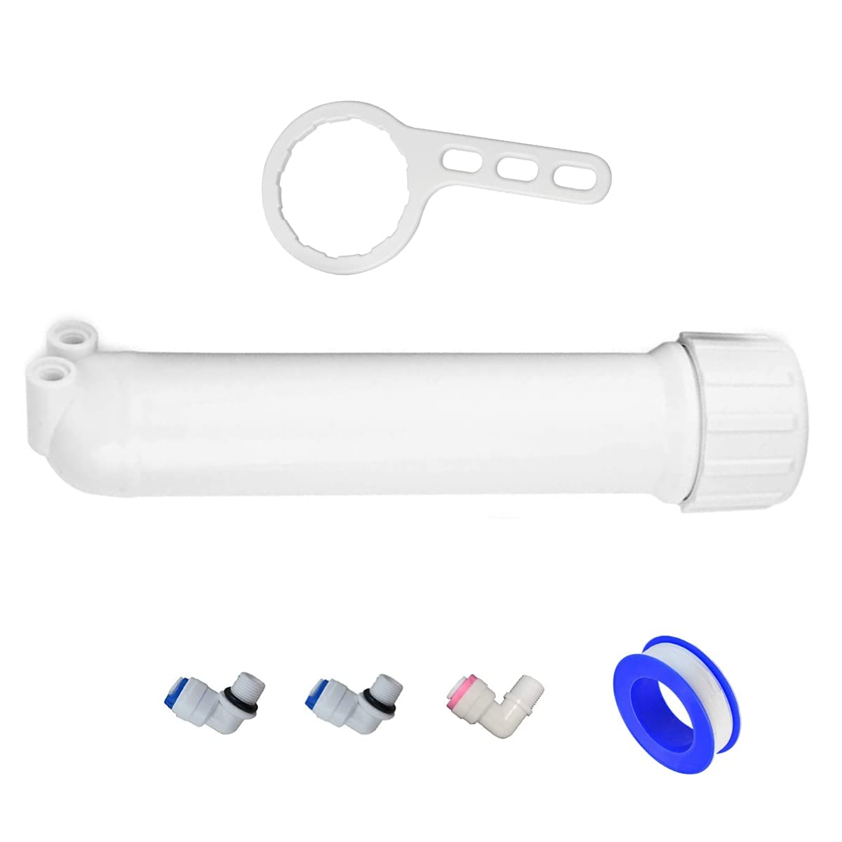 Photo 1 of HUINING RO Membrane Housing for Residential Reverse Osmosis Membrane Water Filter Cartrige Replacement for Home Drinking Water Filtration System Household